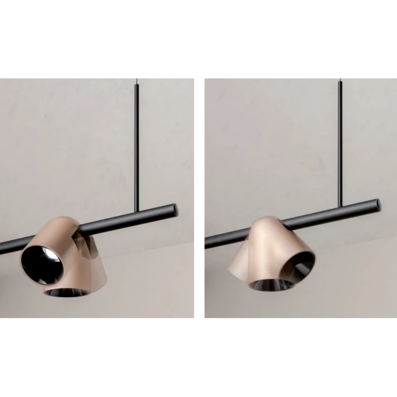 Redo Group - Kobe Pendant Lamp - Matt Black / Silver Coffee