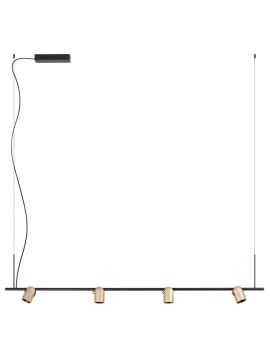 Redo Group - Kobe Pendant Lamp - Matt Black / Silver Coffee