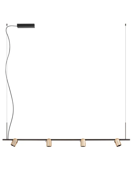 Redo Group - Kobe Pendant Lamp - Matt Black / Silver Coffee