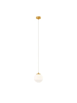 Redo Group - Berry Single Suspension Lamp - Matt Gold/Shaded White