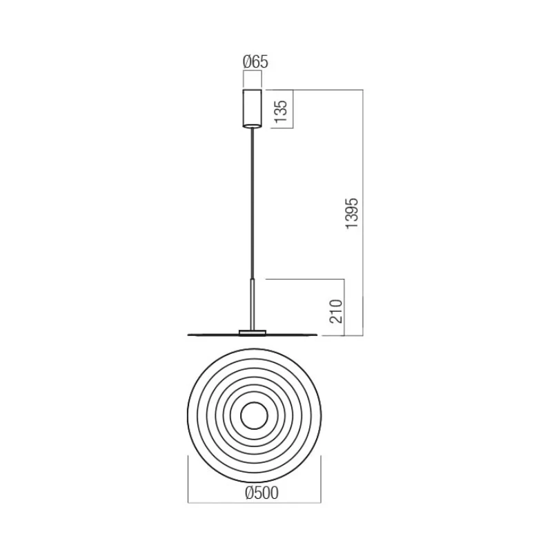 Redo Group - Lake Lampada a Sospensione - Verde Oliva Opaco