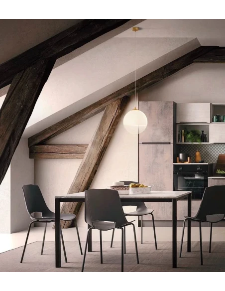 Redo Group - Berry Single Suspension Lamp - Chrome/Smoke Shade