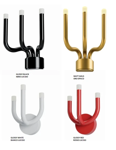 Redo Group - Luxor Wall Lamp - Glossy Red