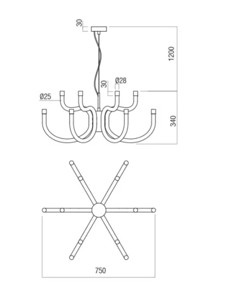 Redo Group - Luxor Lampada a Sospensione - Bianco Lucido