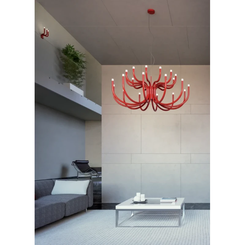Redo Group - Luxor Pendant Lamp - Glossy Red
