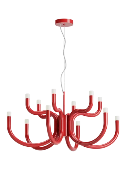 Redo Group - Luxor Pendant Lamp - Glossy Red