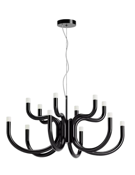 Redo Group - Luxor Lampada a Sospensione - Nero Lucido