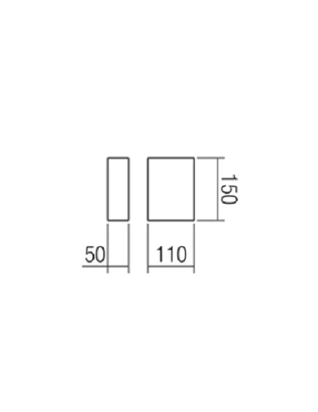 Redo Group - Match Lampada da Parete - Bianco Opaco