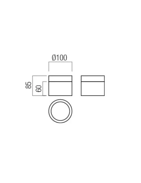 Redo Group - Naida Lampada da Soffitto - Cromo