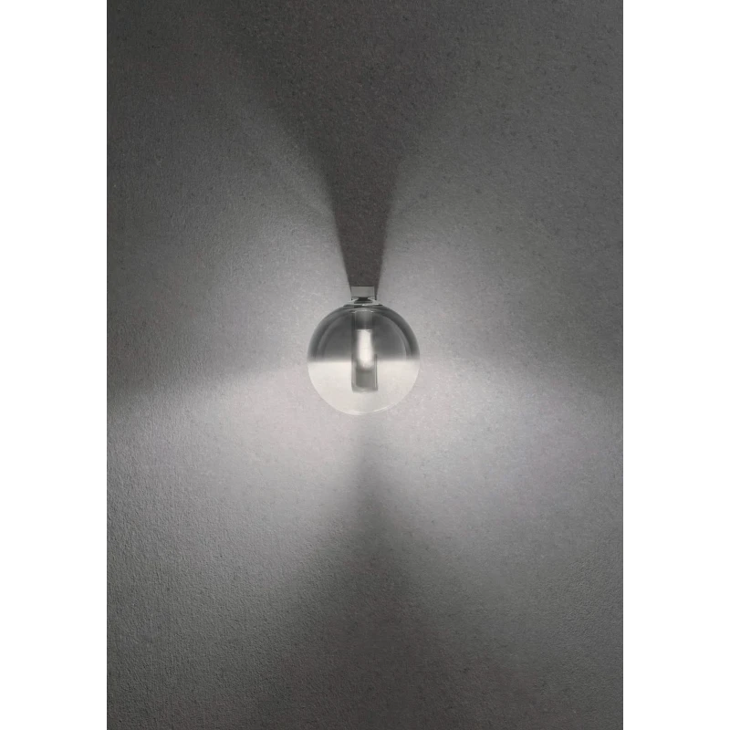 Redo Group - Berry Wall Lamp - Chrome/Smoke Shade