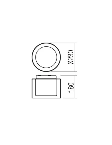 Redo Group - Naji Ceiling Lamp - Cromed