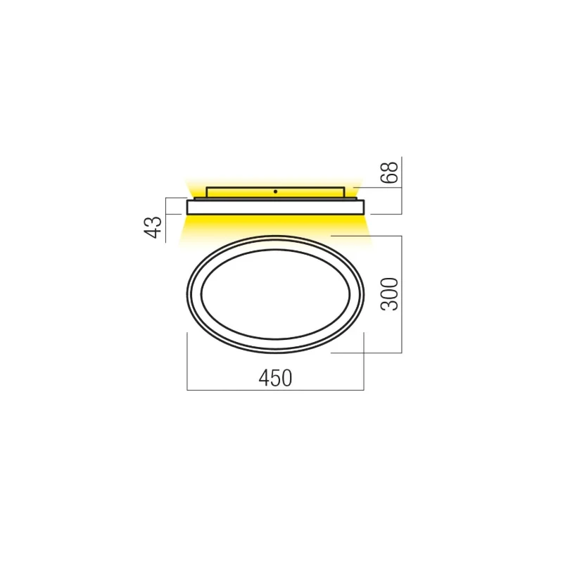 Redo Group - Nobu Ceiling Lamp - Matt White