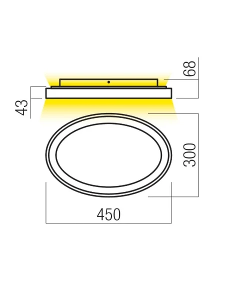 Redo Group - Nobu Ceiling Lamp - Matt White