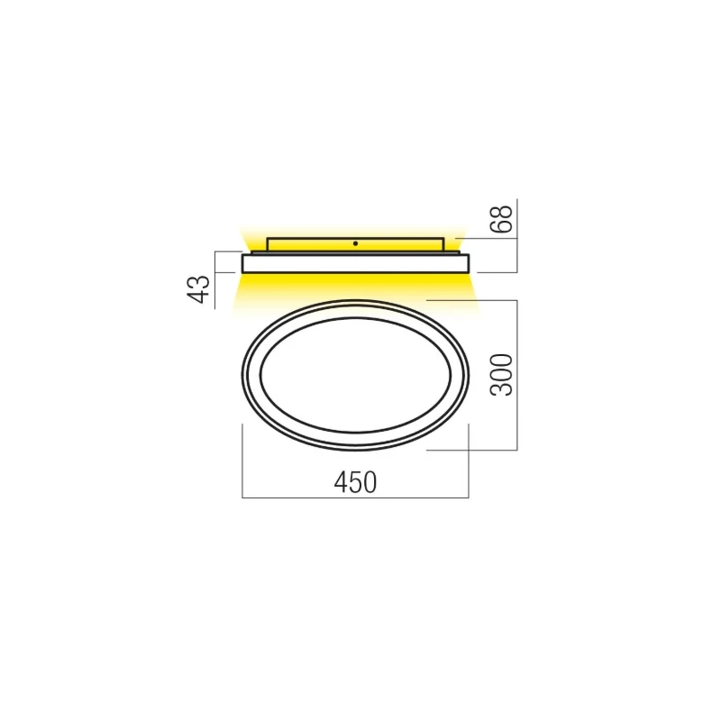 Redo Group - Nobu Lampada da Soffitto - Oro Opaco