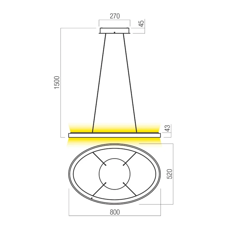 Redo Group - Nobu Lampada a Sospensione - Bianco Opaco
