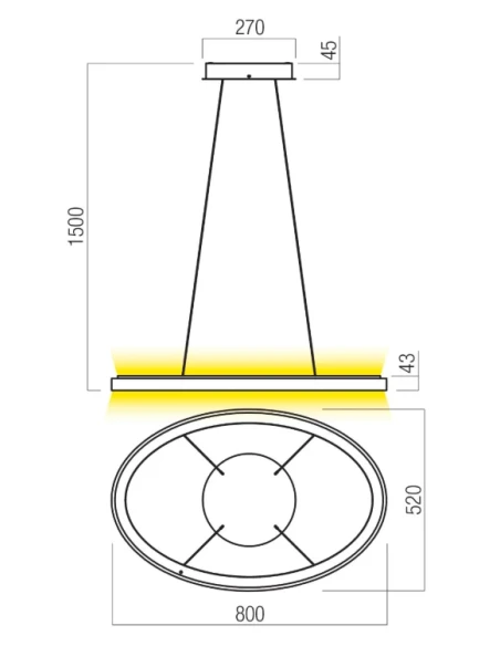 Redo Group - Nobu Lampada a Sospensione - Bianco Opaco