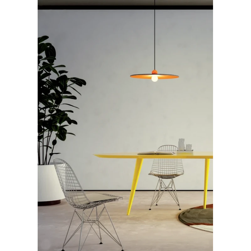 Redo Group - Nuwa Pendant Lamp - Dark Grey / Orange