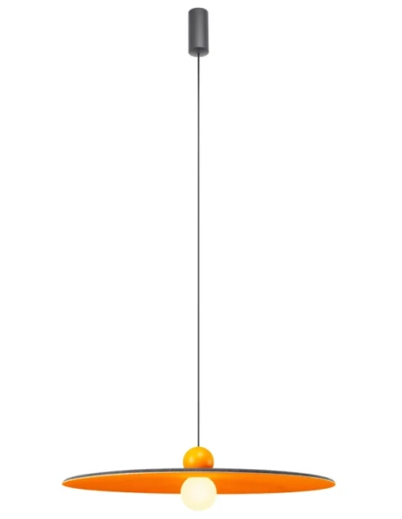 Redo Group - Nuwa Lampada a Sospensione - Grigio Scuro / Arancione