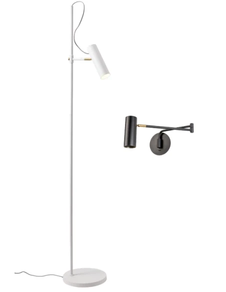 Redo Group - Pivot Floor  Lamp - Matt White