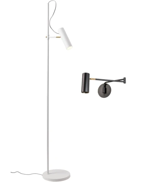 Redo Group - Pivot Wall Lamp - Matt White