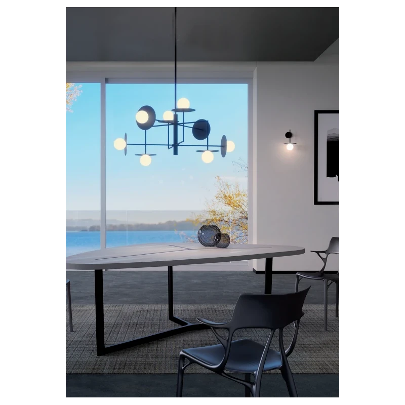 Redo Group - Plato Multiple Pendant  Lamp - Matt Black