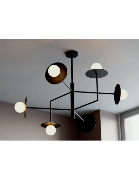 Redo Group - Plato Multiple Pendant  Lamp - Matt Black