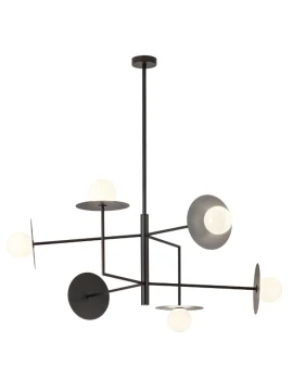 Redo Group - Plato Multiple Pendant  Lamp - Matt Black