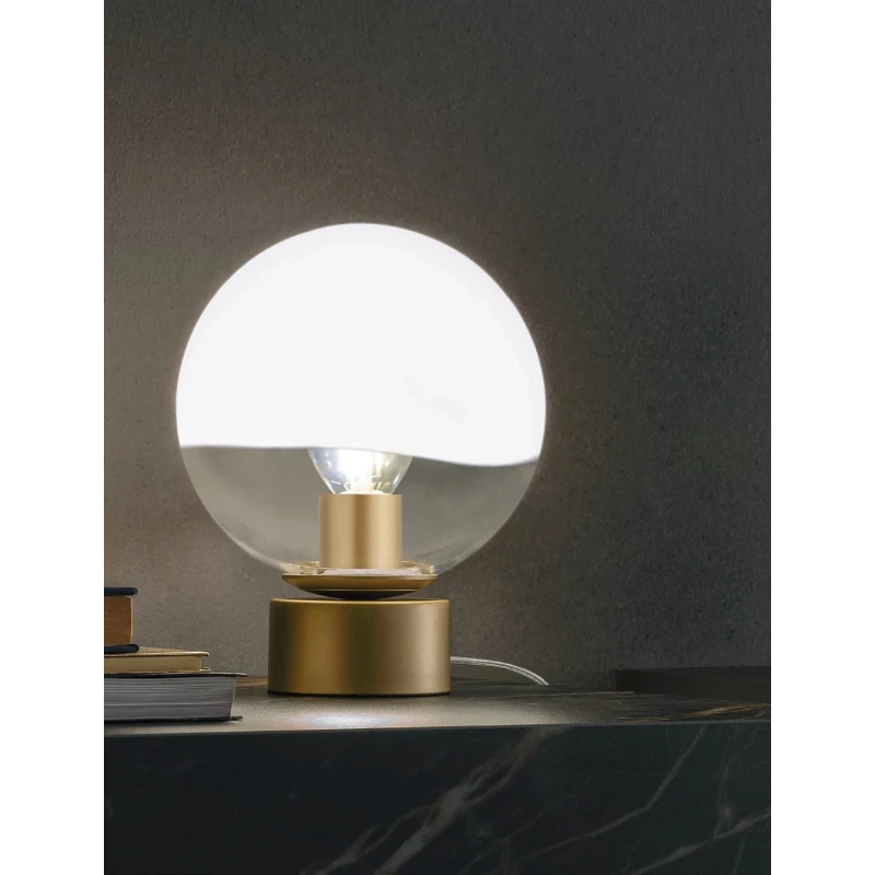 Redo Group - Berry Table Lamp - Chrome/Shaded Smoke