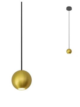 Redo Group - Obo  Single Pendant Lamp - Brushed Brass