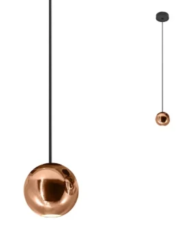 Redo Group - Obo  Single Pendant Lamp - Rose Gold