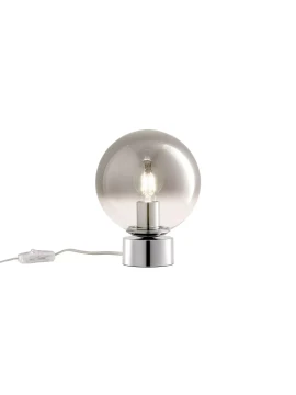 Redo Group - Berry Table Lamp - Chrome/Shaded Smoke