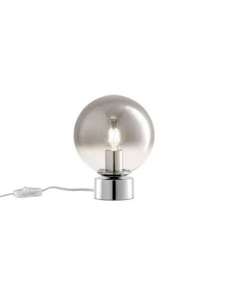 Redo Group - Berry Table Lamp - Chrome/Shaded Smoke