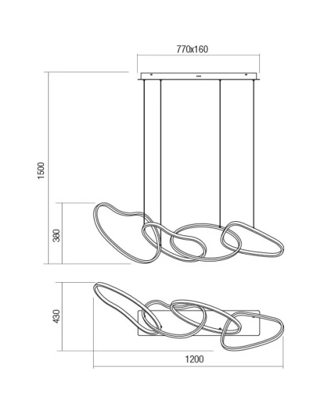 Redo Group - Bias Lampada a Sospensione - Bianco Opaco