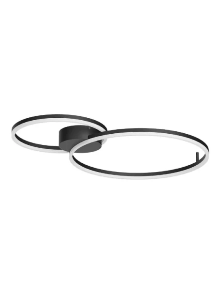 Redo Group - Orbit Lampada da Soffitto Doppia - Nero Opaco