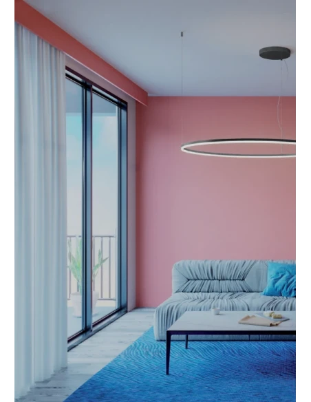 Redo Group - Orbit Lampada a Sospensione Singola - Bianco Opaco