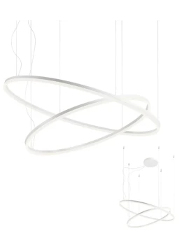 Redo Group - Orbit Double Pendant Lamp - Matt White