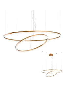 Redo Group - Orbit Lampada a Sospensione Doppia -Bronzo