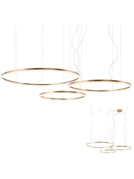 Redo Group - Orbit Triple Pendant Lamp -Bronze