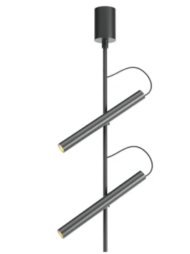 Redo Group - Praxi Lampada da Soffitto - Nero Opaco