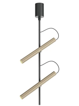 Redo Group - Praxi Lampada da Soffitto - Nero Opaco / Silver Coffee