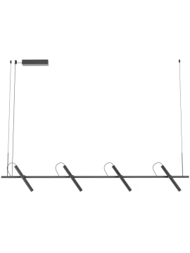 Redo Group - Praxi Lampada a Sospensione - Nero Opaco