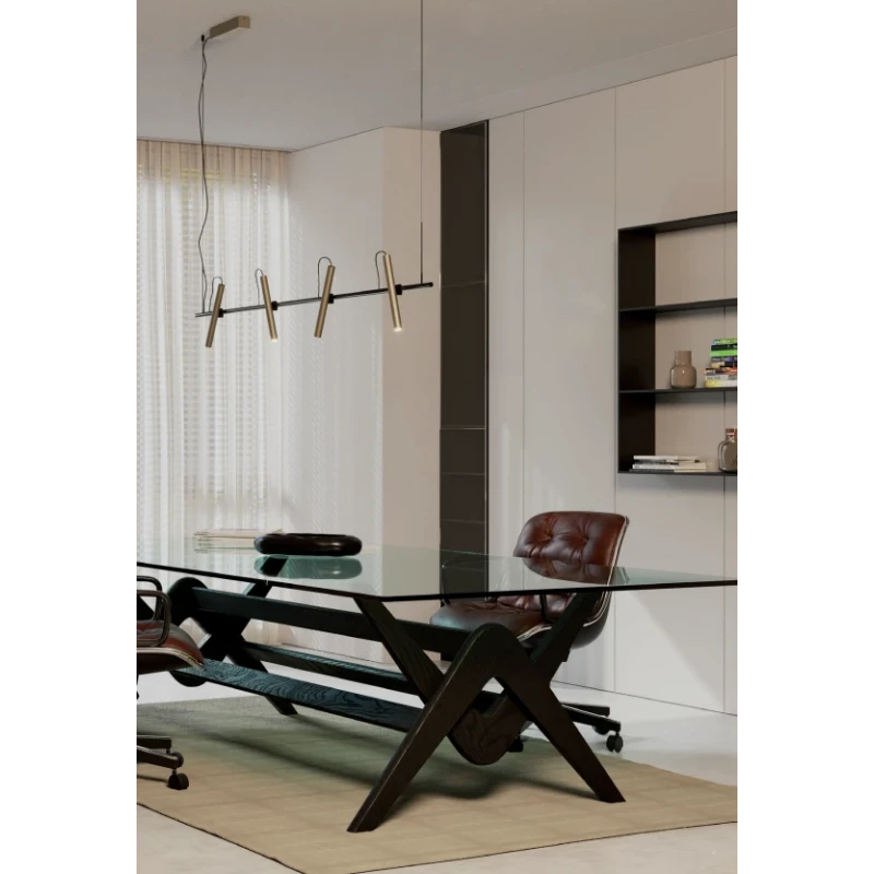 Redo Group - Praxi Pendant Lamp - Matt Black / Silver Coffee