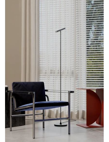 Redo Group - Praxi Floor Lamp - Matt Black