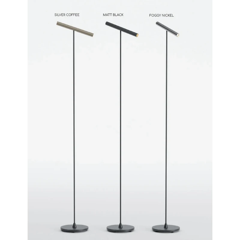 Redo Group - Praxi Floor Lamp - Matt Black / Silver Coffee