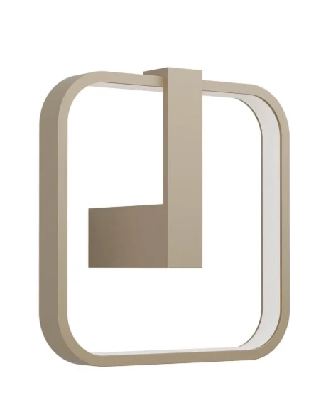 Redo Group - Orion Lampada da Parete Quadrata - Silver Coffee