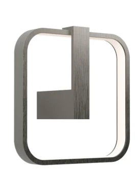 Redo Group - Orion Lampada da Parete Quadrata - Foggy Nickel