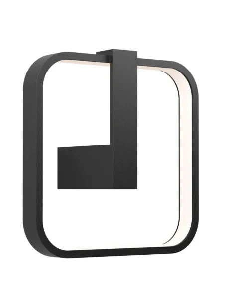 Redo Group - Orion Square Wall Lamp - Matt Black