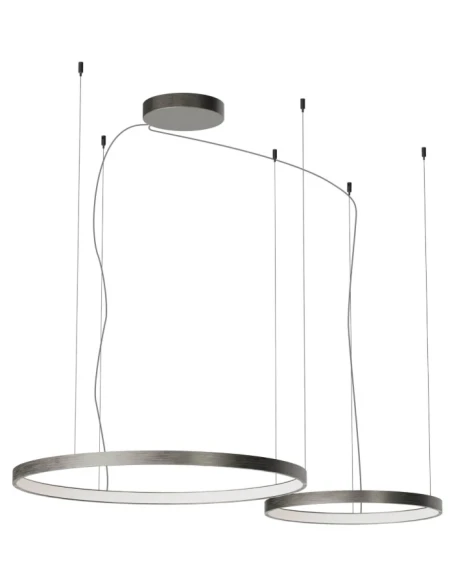 Redo Group - Orion Round Multiple Pendant Lamp - Foggy Nickel