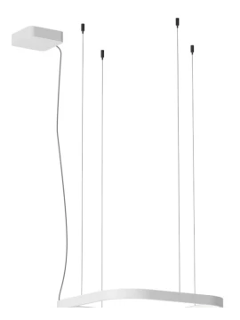 Redo Group - Orion Lampada a Sospensione Singola Quadrata - Bianco Opaco