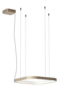 Redo Group - Orion Square Single Pendant Lamp - Silver Coffee